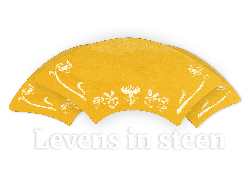 Levens in steen logo witzwart